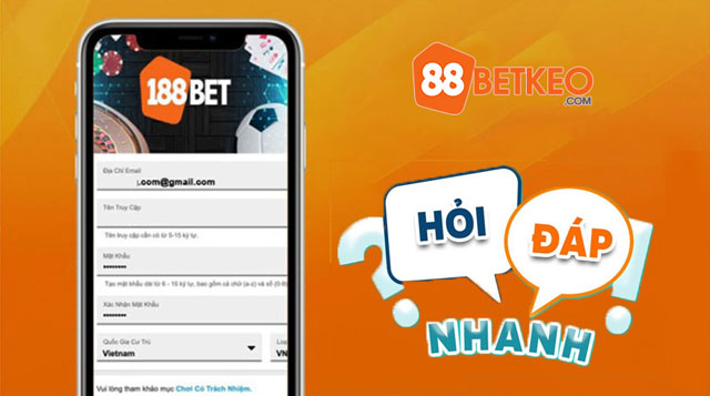 Trả lời các câu hỏi FAQ về nạp tiền 188bet