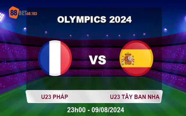 U23 Pháp Vs U23 Tây Ban Nha